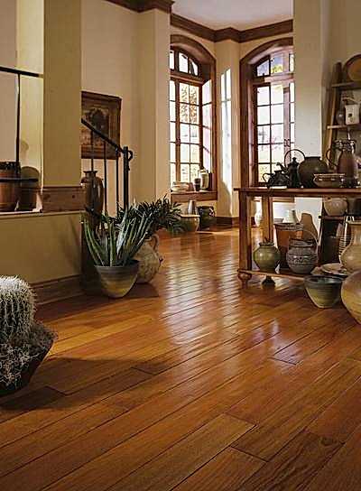 Hardwood floor sanding and dark stain finish, Bay Area residence