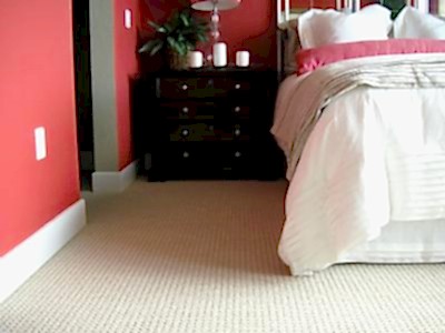 Hardwood floor refinishing and recoating, Marin County home